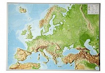 Reliefkarte Europa Gross 1 : 8 000 000