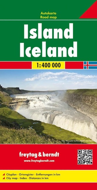Island  1 : 400 000. Autokarte