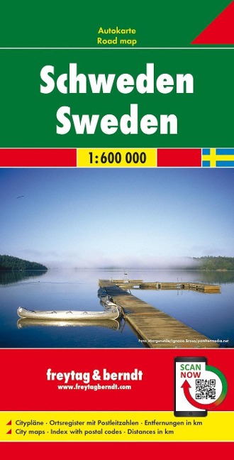 Schweden, Autokarte 1:600.000