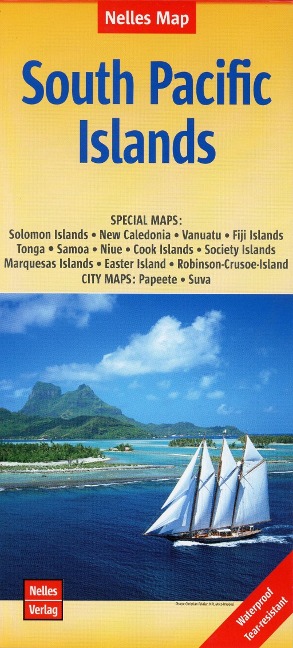 Nelles Map South Pacific Islands 1:13 000 000