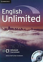 English Unlimited C1 Advanced Coursebook with e-Portfolio