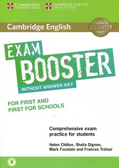 Cambridge English Exam Booster for First and First for Schools Book without Answer Key with Audio