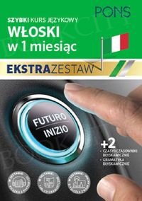 Szybki kurs Włoski w 1 miesiąc Ekstra Zestaw: Kurs + tablice: czasy i czasowniki, gramatyka