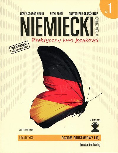 Niemiecki w tłumaczeniach. Gramatyka 1 Książka + mp3 online