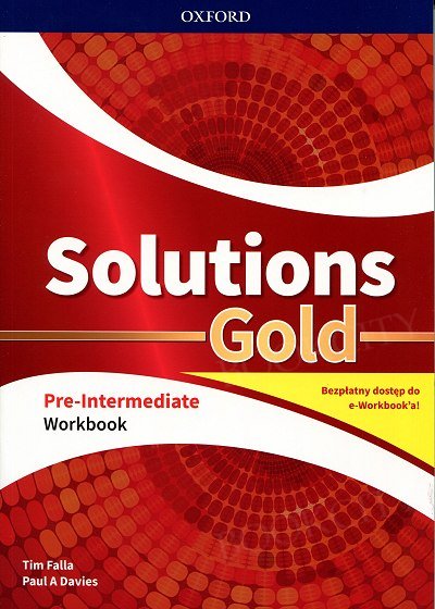 Solutions Gold Pre-Intermediate Ćwiczenia + kod eWorkbook