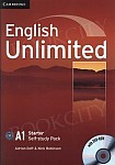 English Unlimited A1 Starter Self-study Pack (Workbook with DVD-ROM)