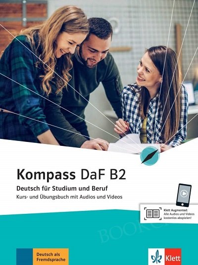 Kompass DaF B2 Kurs- und Übungsbuch mit Audios und Videos