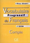 Vocabulaire Progressif Du Francais Débutant 2 edycja klucz