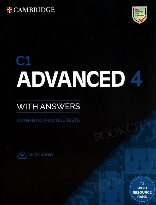 C1 Advanced 4 (2021) Student's Book with Answers with Audio with Resource Bank Authentic Practice Tests