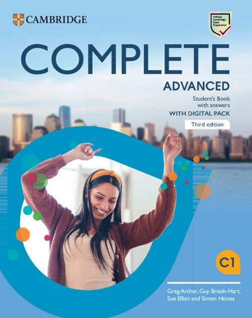 Complete Advanced 3rd edition Student's Book with Answers with Digital Pack