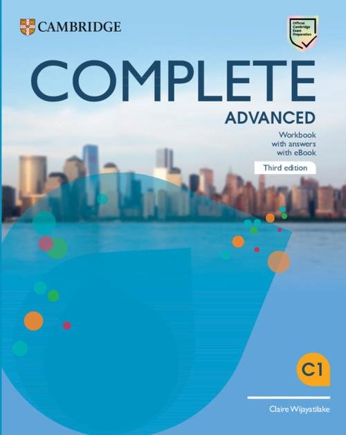 Complete Advanced 3rd edition Workbook with answers with eBook