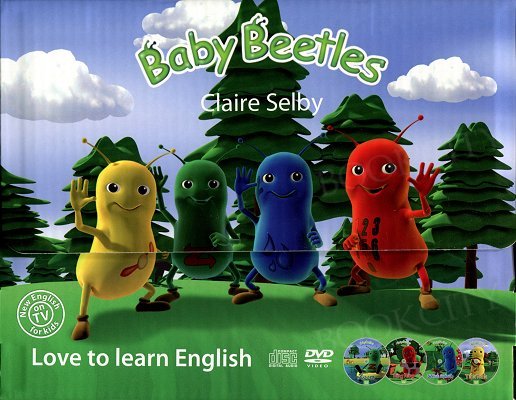 Baby Beetles - poziom początkowy - zestaw do domu BOX Kuferek - 4 książeczki + 4DVD + 4CD