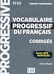Vocabulaire progressif du français Niveau Perfectionnement Klucz