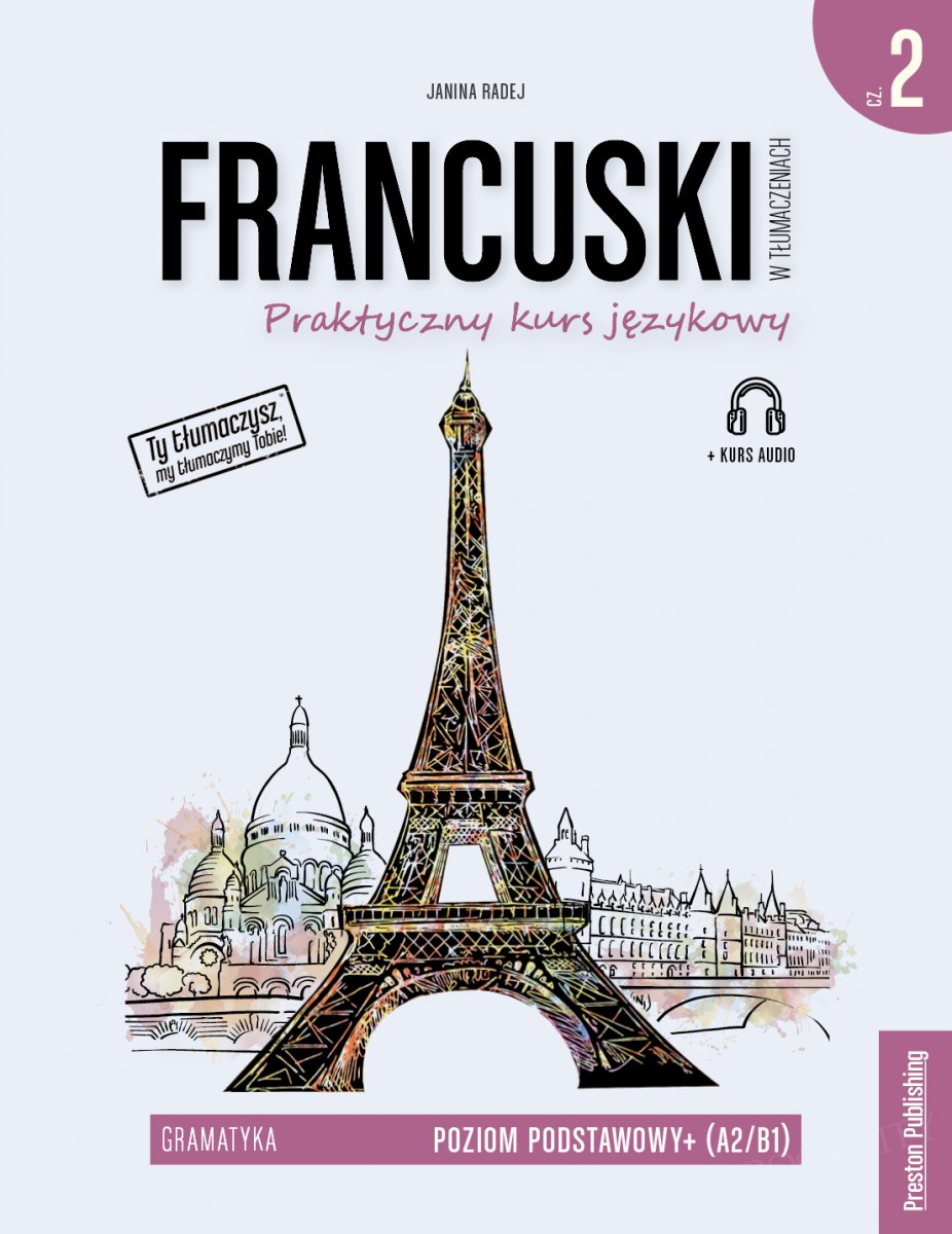 Francuski w tłumaczeniach. Gramatyka 2 Książka + kurs audio
