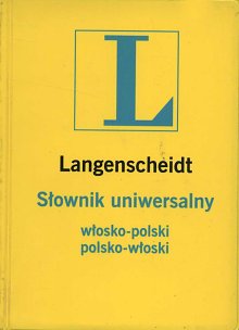 Słownik uniwersalny włosko-polski, polsko-włoski opr. PCV (wersja kieszonkowa)