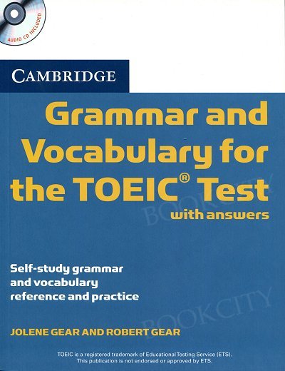 Grammar and Vocabulary for the TOEIC Book with Answers + CD