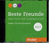 Beste Freunde A2.1 (edycja niemiecka) Audio CD do podręcznika A2/1(1 szt.) edycja niemiecka
