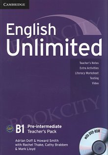 English Unlimited B1 Pre-intermediate Teacher's Pack (Teacher's Book with DVD-ROM)