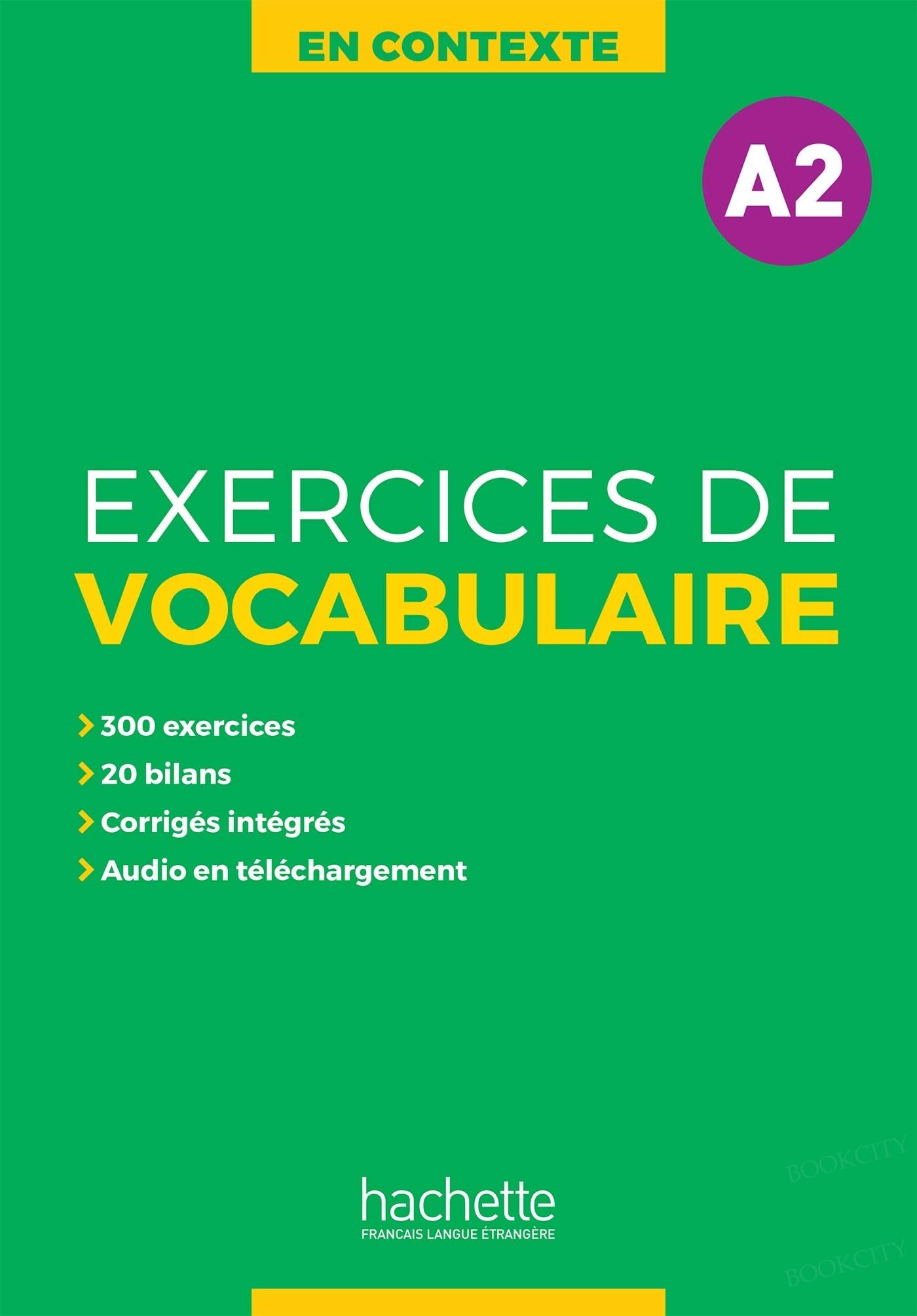 En Contexte: Exercices de vocabulaire A2 Podręcznik + nagrania MP3 + klucz odpowiedz