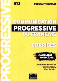 Communication progressive du francais Débutant Complet 3e édition Klucz